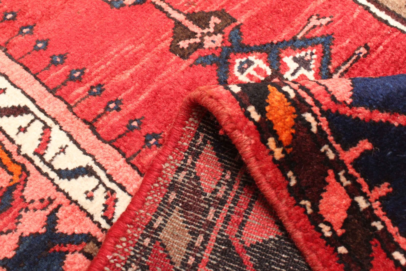 Vintage Traditional Hand-Knotted Area Rug 4’4″ x 6’9″ Oriental Wool Carpet
