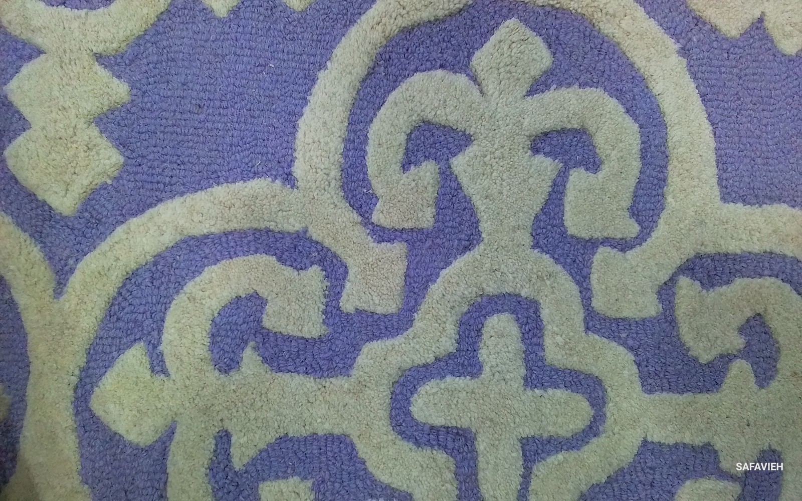 LAVANDER / IVORY 6′-0″ x 9′-0″ Back Stain Rug Reduced Price 1172785938 CAM133C-6