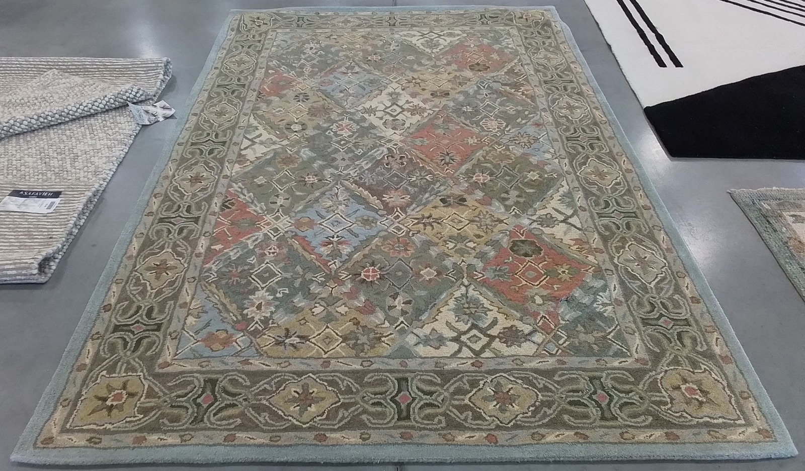 LBLUE / LIGHT BROWN 6′-0″ x 9′-0″ Hole in Rug, Reduced Price 1172787480 HG316C-6