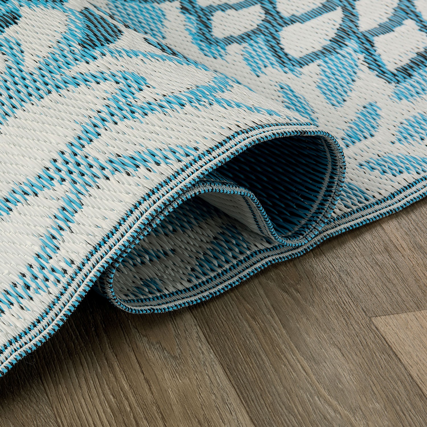 Rugshop Outdoor Rugs Modern Floral Aloha Reversible Recycled Plastic Rugs 3×5