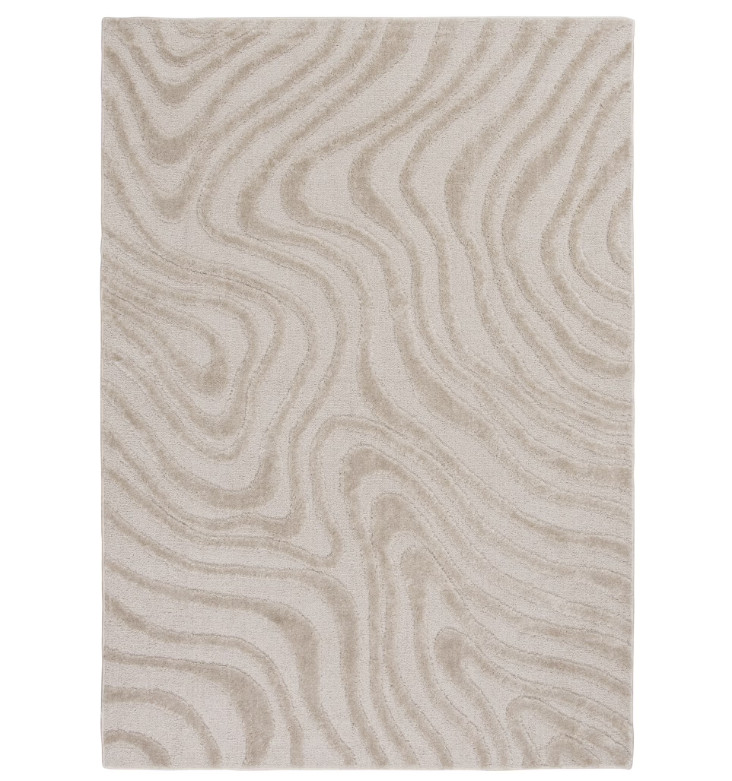 High Low Swirl Indoor Area Rug 5×7 Soft Modern Decorative Carpet Mat