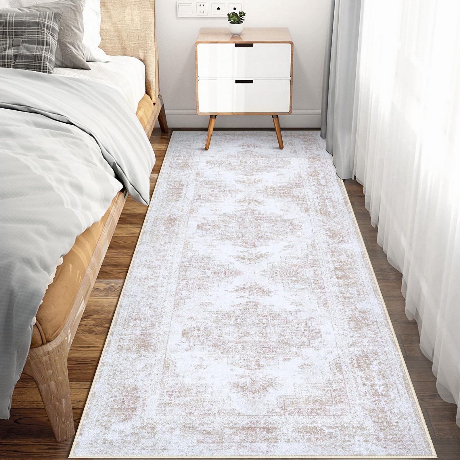 Runner Rug 2×6 Vintage Rugs, Machine Washable Kitchen Runner Retro Medallion …