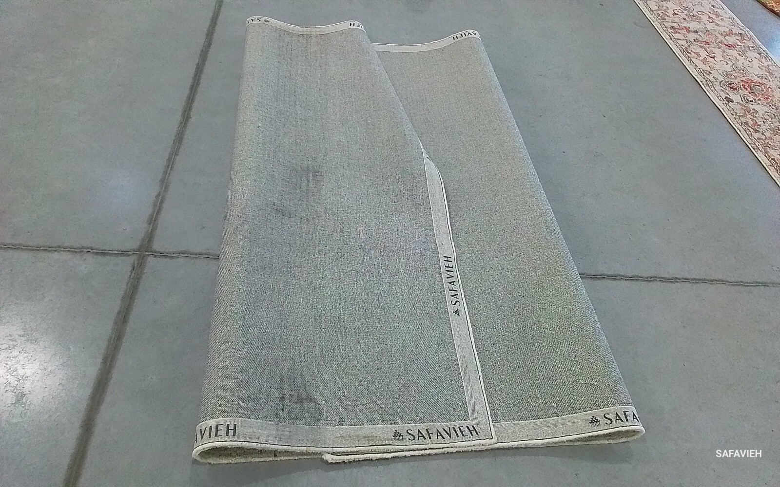 IVORY / LIGHT GREY 6′ X 9′ Back Stain Rug, Reduced Price 1172760127 ABT468K-6