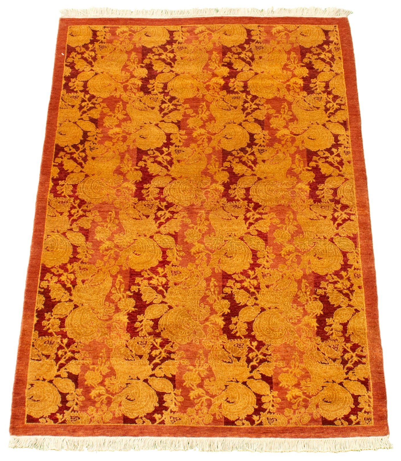 Traditional Hand-knotted Wool Oriental Carpet 3’1″ x 5’1″ Area Rug