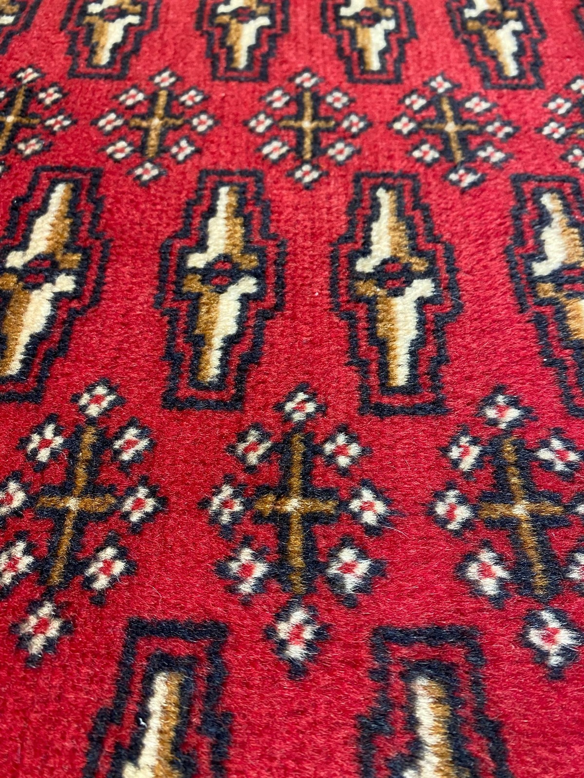 1.6 x 3.4 Turkman Bokhara Tribbal Rug #F-6964