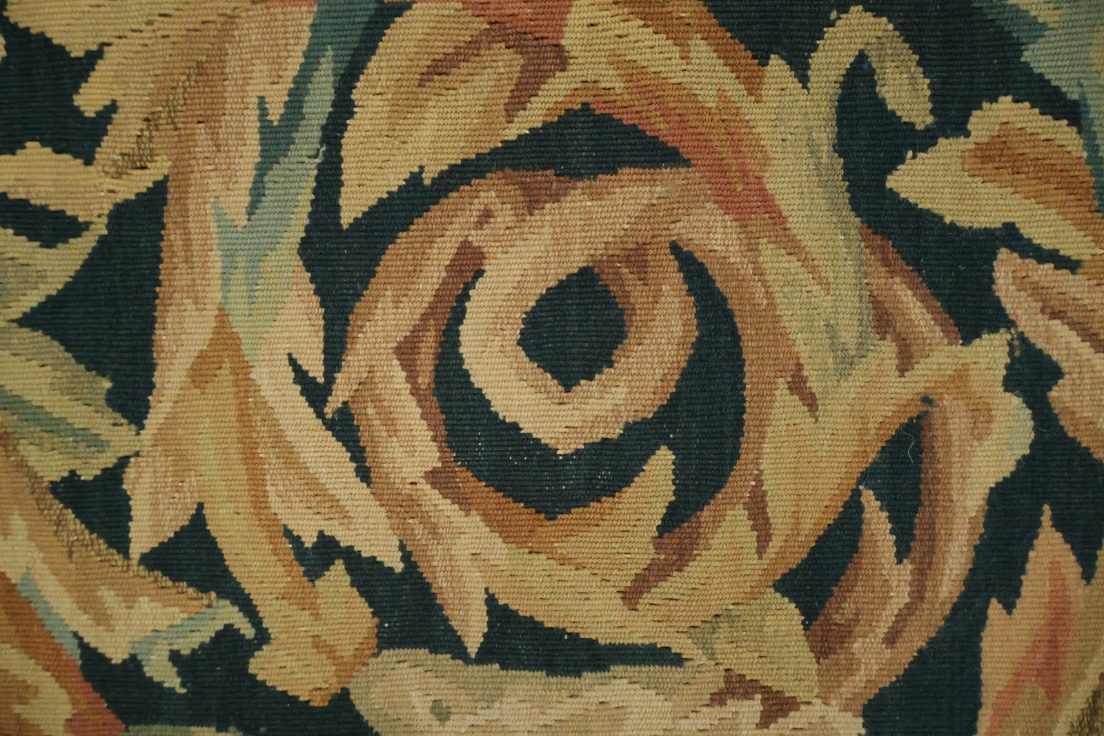 Aubusson Tapestry Chinese Area Rug 9×12 Needle-Point Handmade Room Size Carpet
