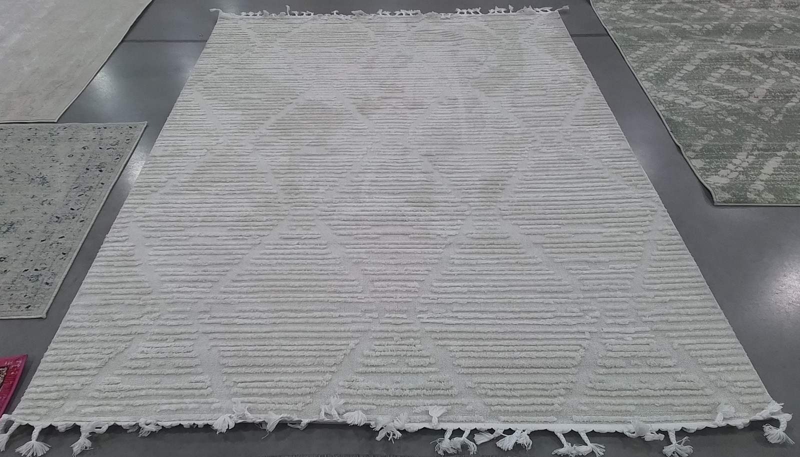BEIGE 6′-6″ x 9′-0″ Back Stain Rug, Reduced Price 1172797733 MRK517C-6