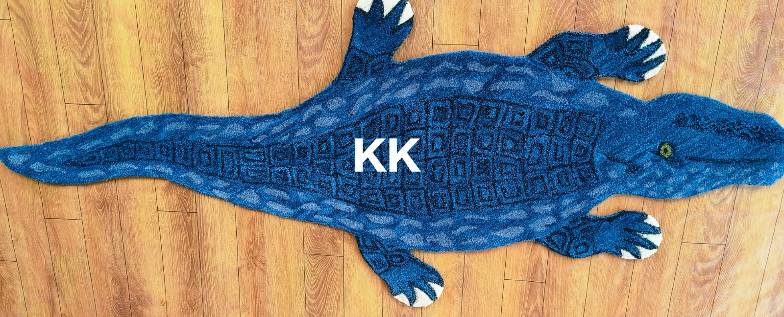 Crocodile Rugs Handmade 100% Woolen Hand Tufted For Home Decoration