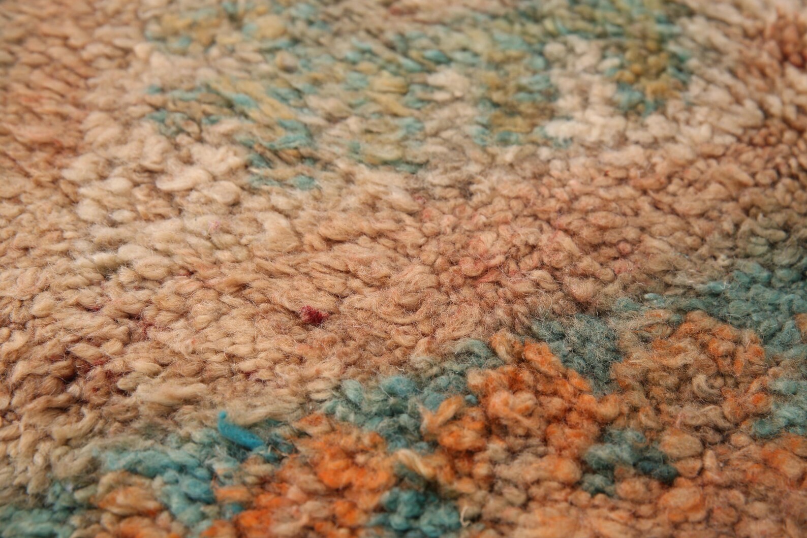 Vintage Moroccan Rug Brown Area Rug Handmade Design Rug For Living Room Carpet.