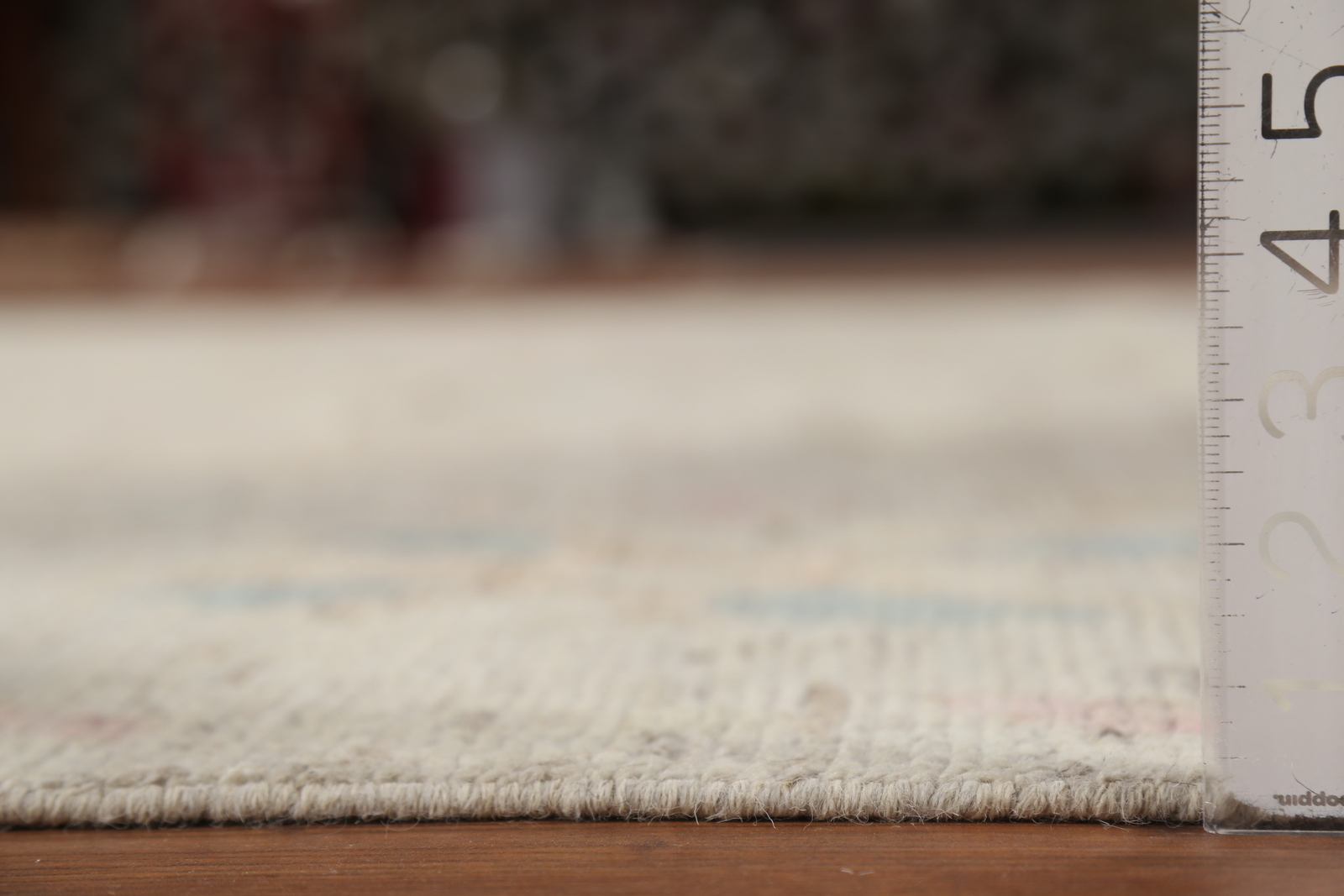 Vegetable Dye All-Over Patterned Oushak Wool Handmade Rug 8×10 ft Turkish Carpet