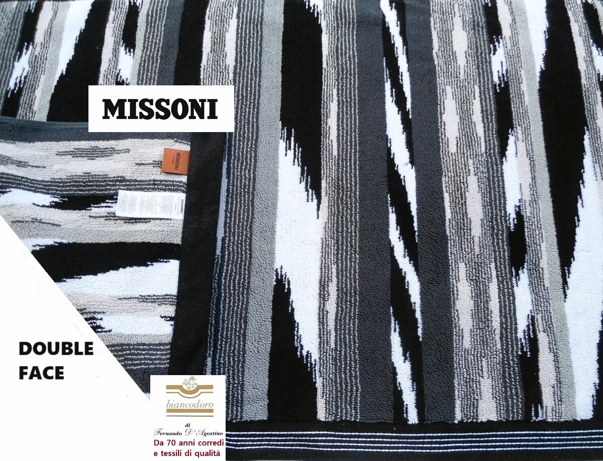 Missoni Multi-Purpose Rug 90 x 60 cm, 100% Cotton, Double Face, Heavy