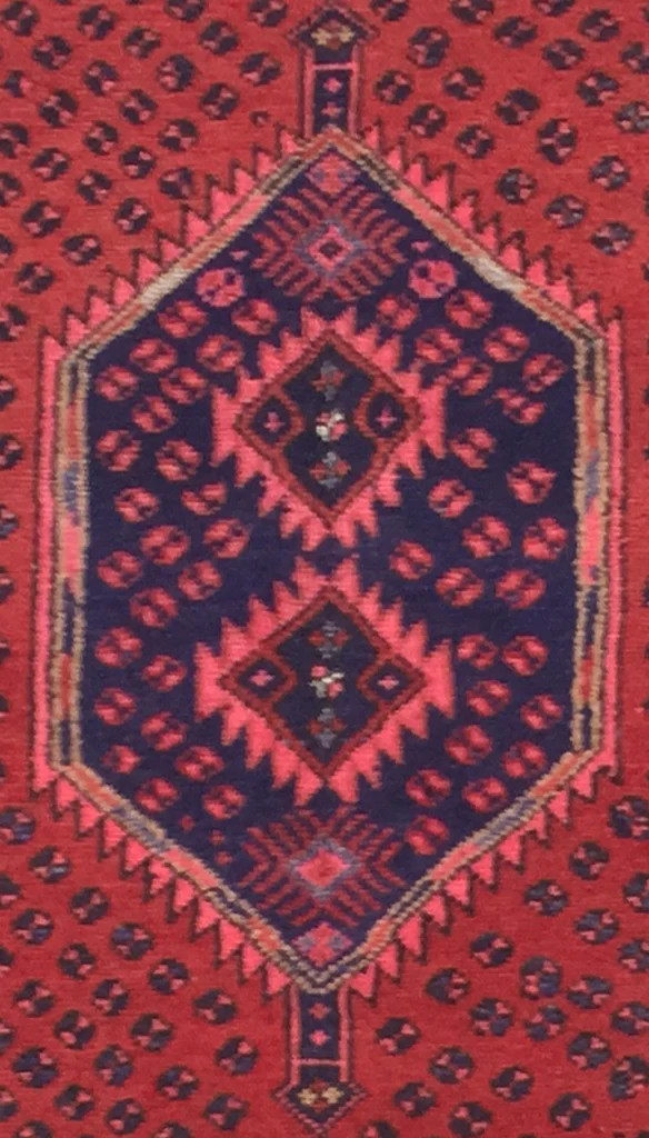4.3 x 7 Perrsian Zanjaan Tribbal Rug #B-81612