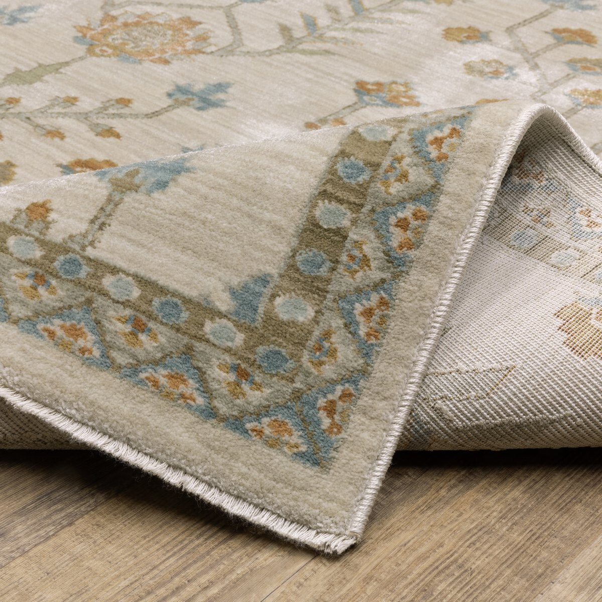 8×11 (7’10” x 10’10”) Arts & Crafts William Morris Style Area Rug *FREE SHIPPING