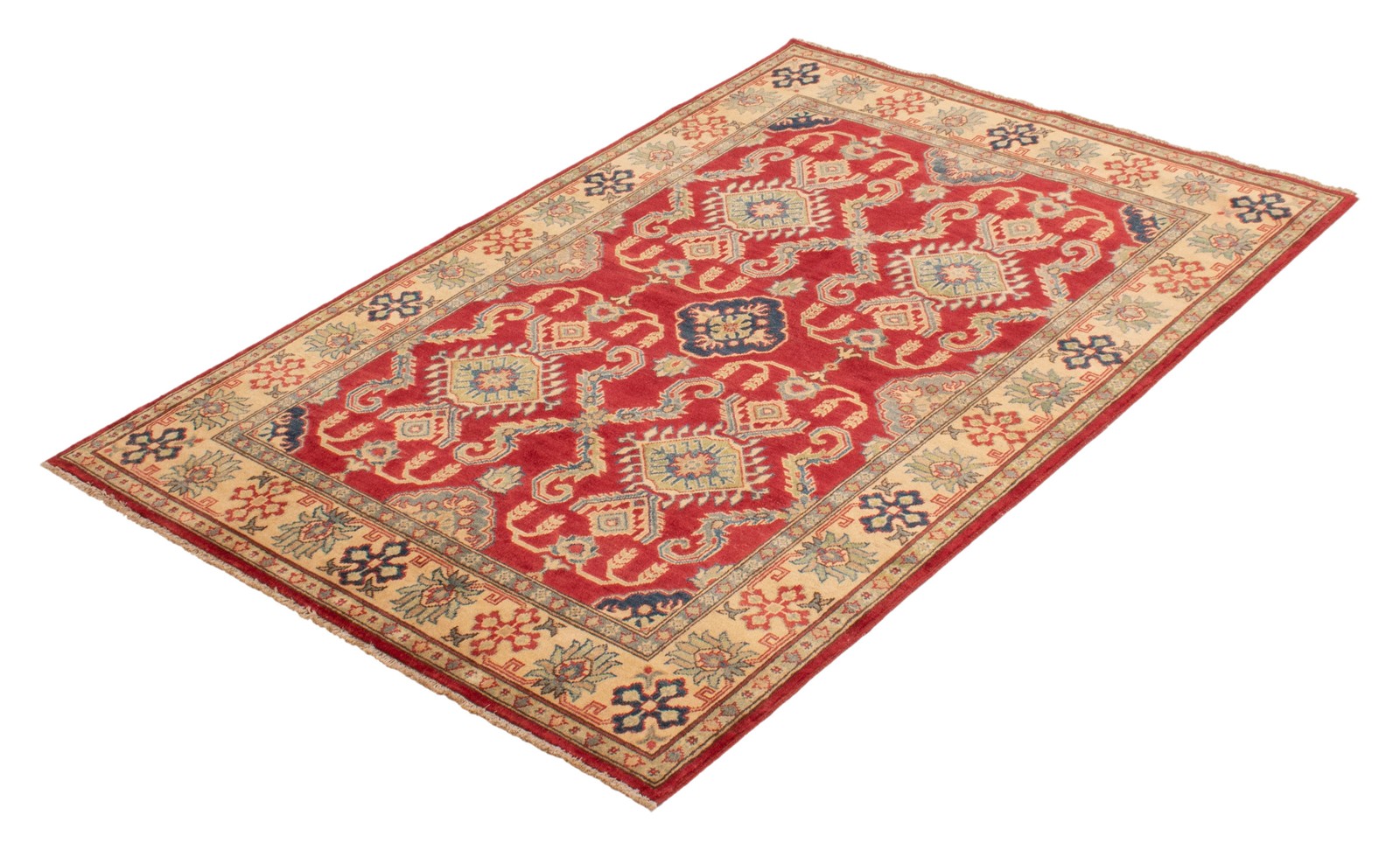 Traditional Hand-knotted Carpet 4’10” x 7’0″ Wool Oriental Area Rug