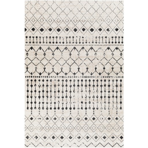 Surya Lavadora Machine Washable Low Pile Global Area Rug 100% Polyester 8×10
