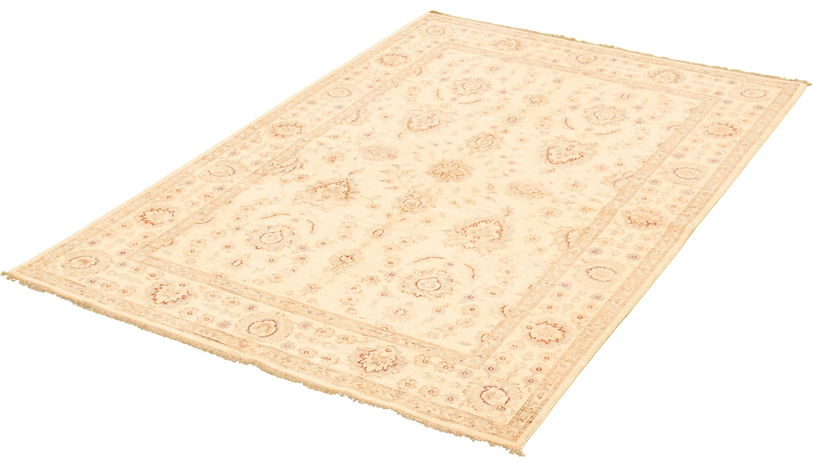 Hand Knotted Area Rug 5’5″ x 8’0″ Traditional Oriental Wool Carpet