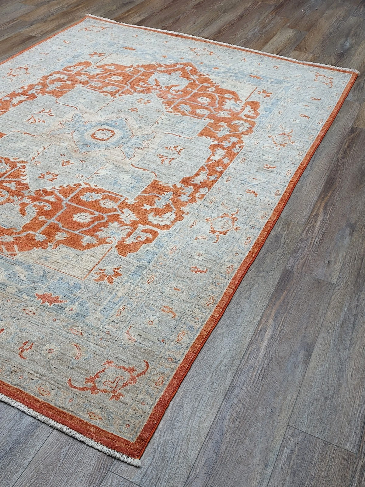 Anatolian Turkish RugGeometric Kazak HandMade Anatolian Turkish Tribal Rug,6x9Ft