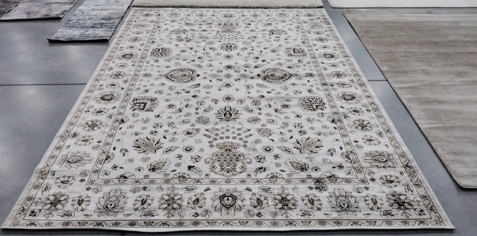 IVORY / IVORY 8′ X 11′-2″ Back Stain Rug, Reduced Price 1172713364 PEG610C-8