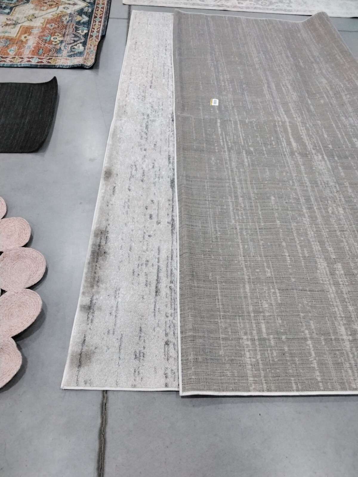 LIGHT GREY / GREY 11′ X 11′ Stained Rug, Reduced Price 1172728889 ADR113C-11SQ