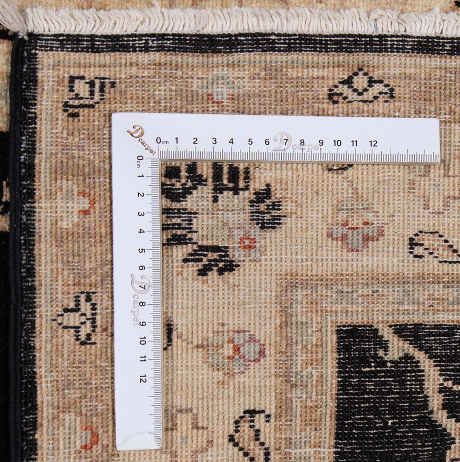 Ziegler 247×81 cm hand knotted oriental fine black runner carpet