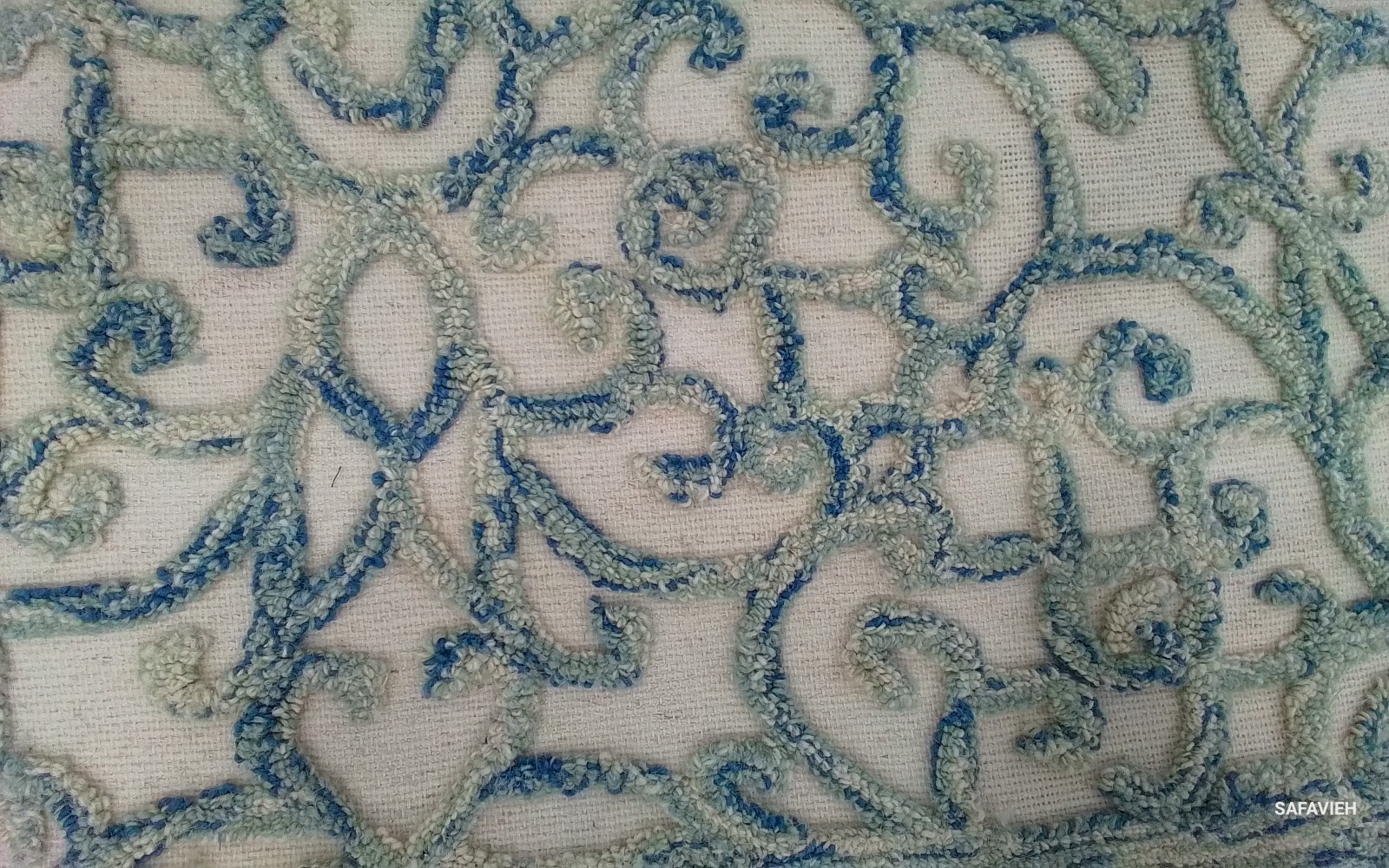 BLUE / IVORY 5′-0″ x 8′-0″ Cut on Rug, Reduced Price 1172775280 TRC103B-5
