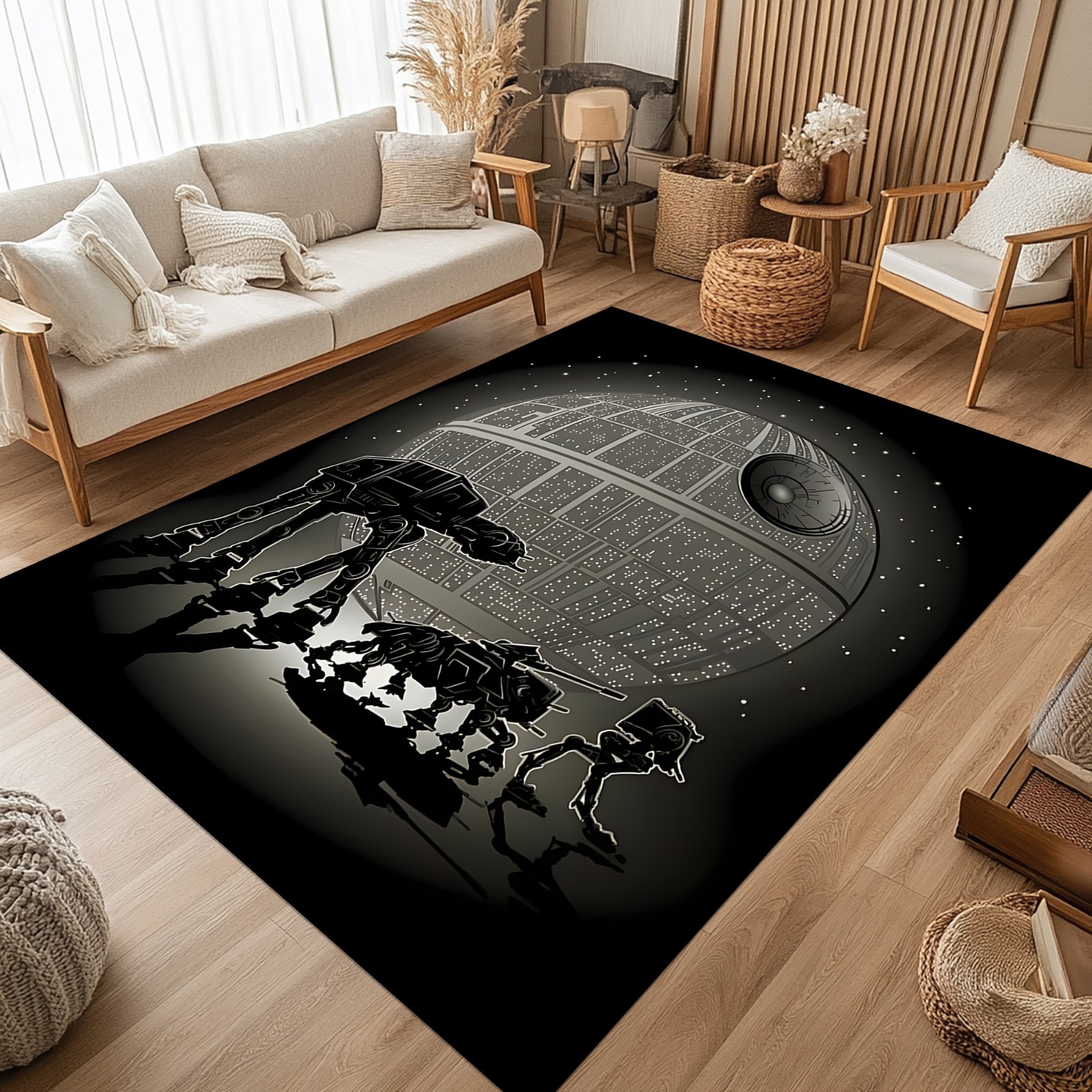 Starwars Rug,Starwars Design Rug,Starwars Themed Rug,Starwars Art Rug,Starwars
