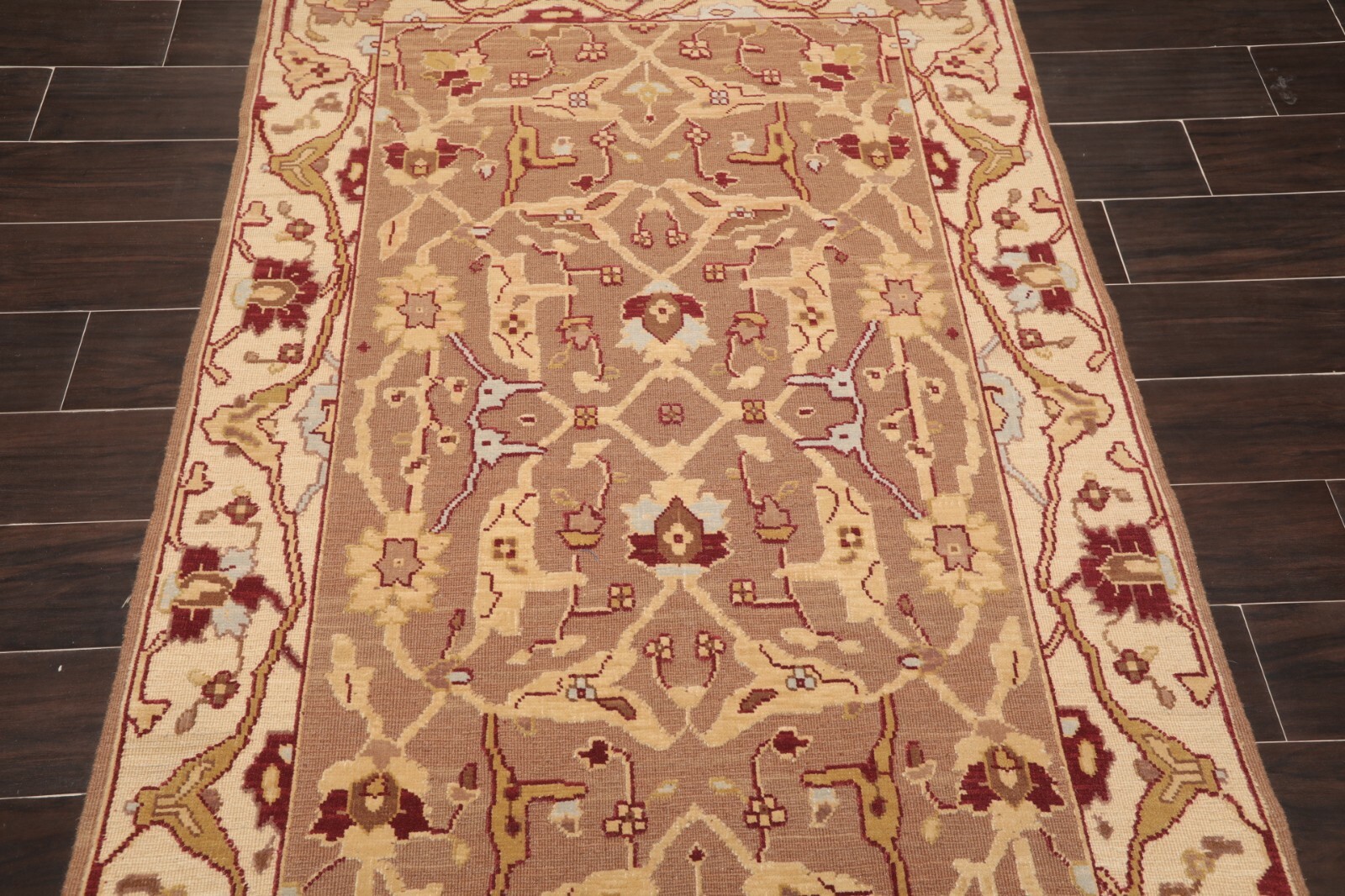 3’10” x 5’10” Nourison Nourmak Hand Knotted Wool High Low Pile Area Rug 4×6