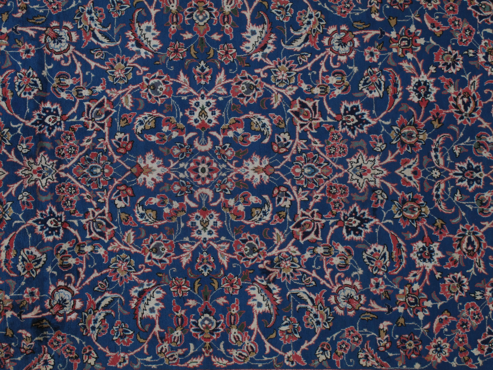 8.3 x 11.6 SIGNED Perrsian Handmade Rug BLUE #F-6841