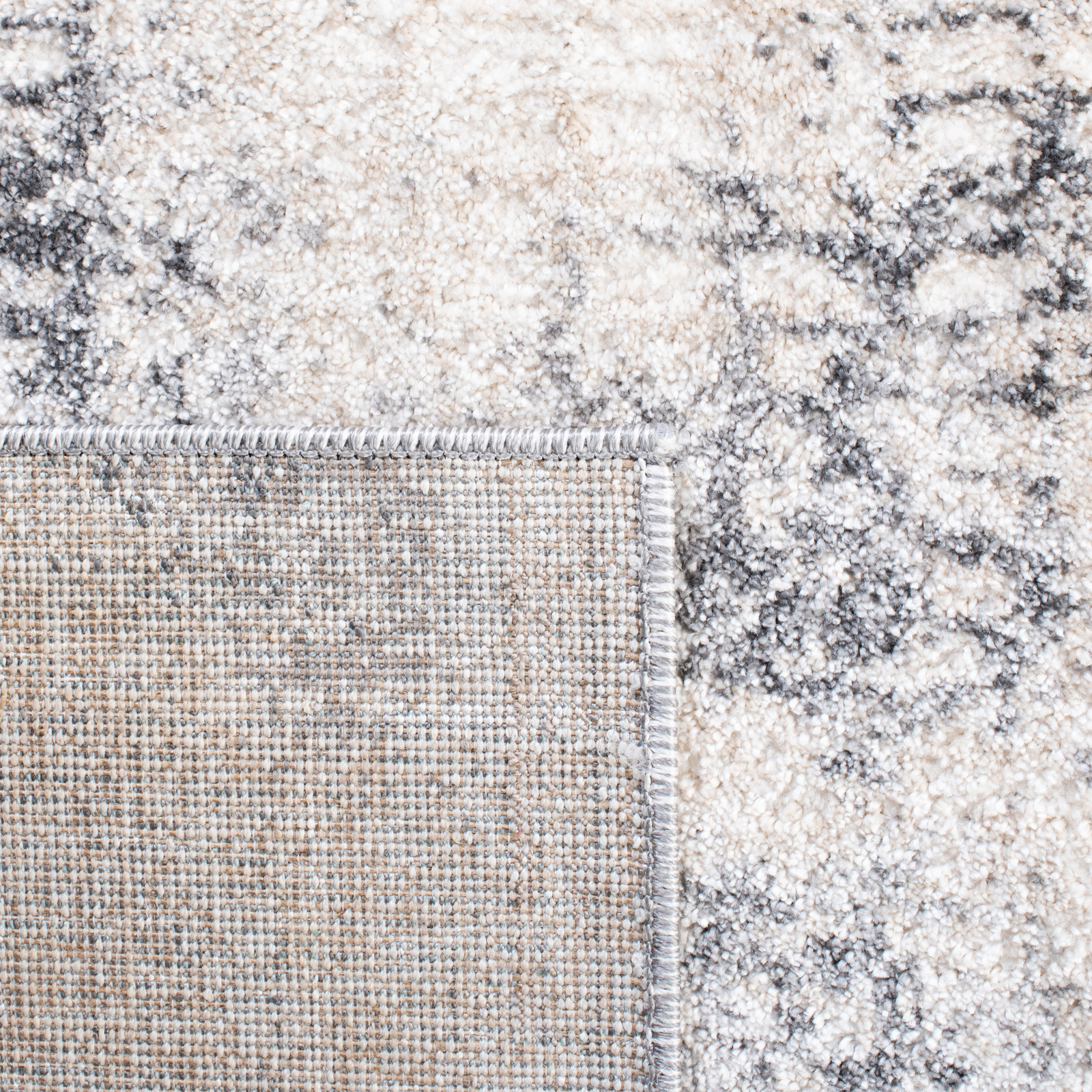 Safavieh Power Loomed Aston Collection Ivory / Grey Area Rugs – ASN704A