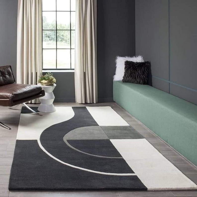Hand-Tufted Rug Morden Design Premium Quality Area Rugs living room Wool Carpet