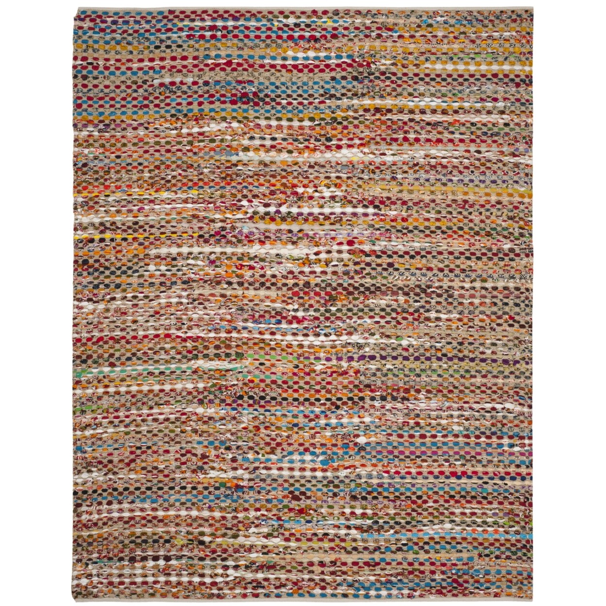 SAFAVIEH Cape Cod CAP302A Handwoven Natural / Multi Rug