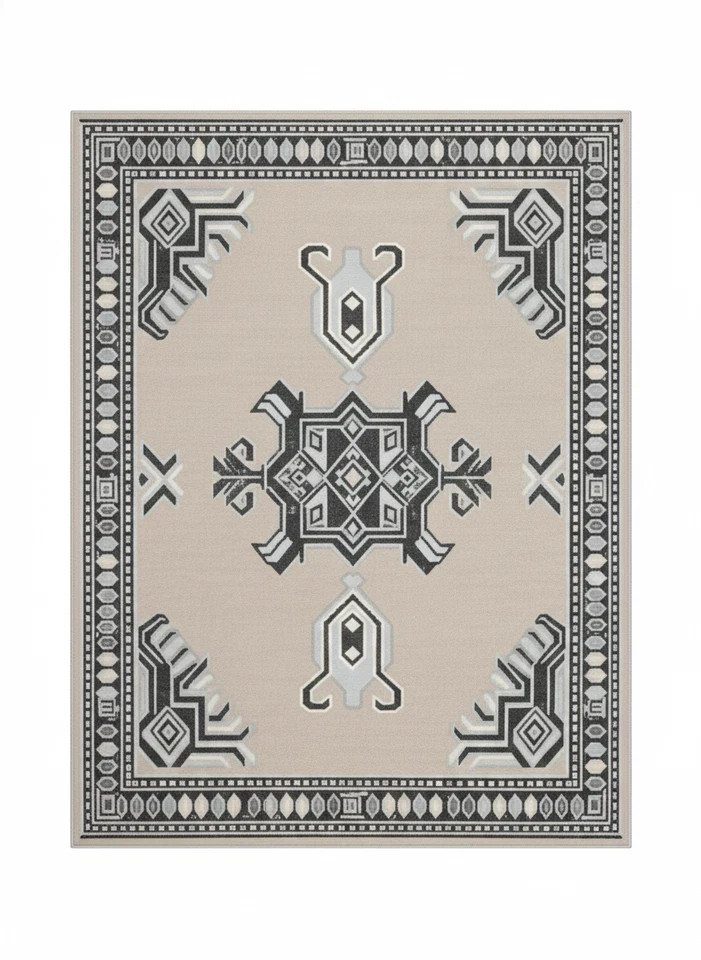 6×9 Feet Sale Rug Vintage Design Washable Rugs Non Slip For Bedroom Living Room