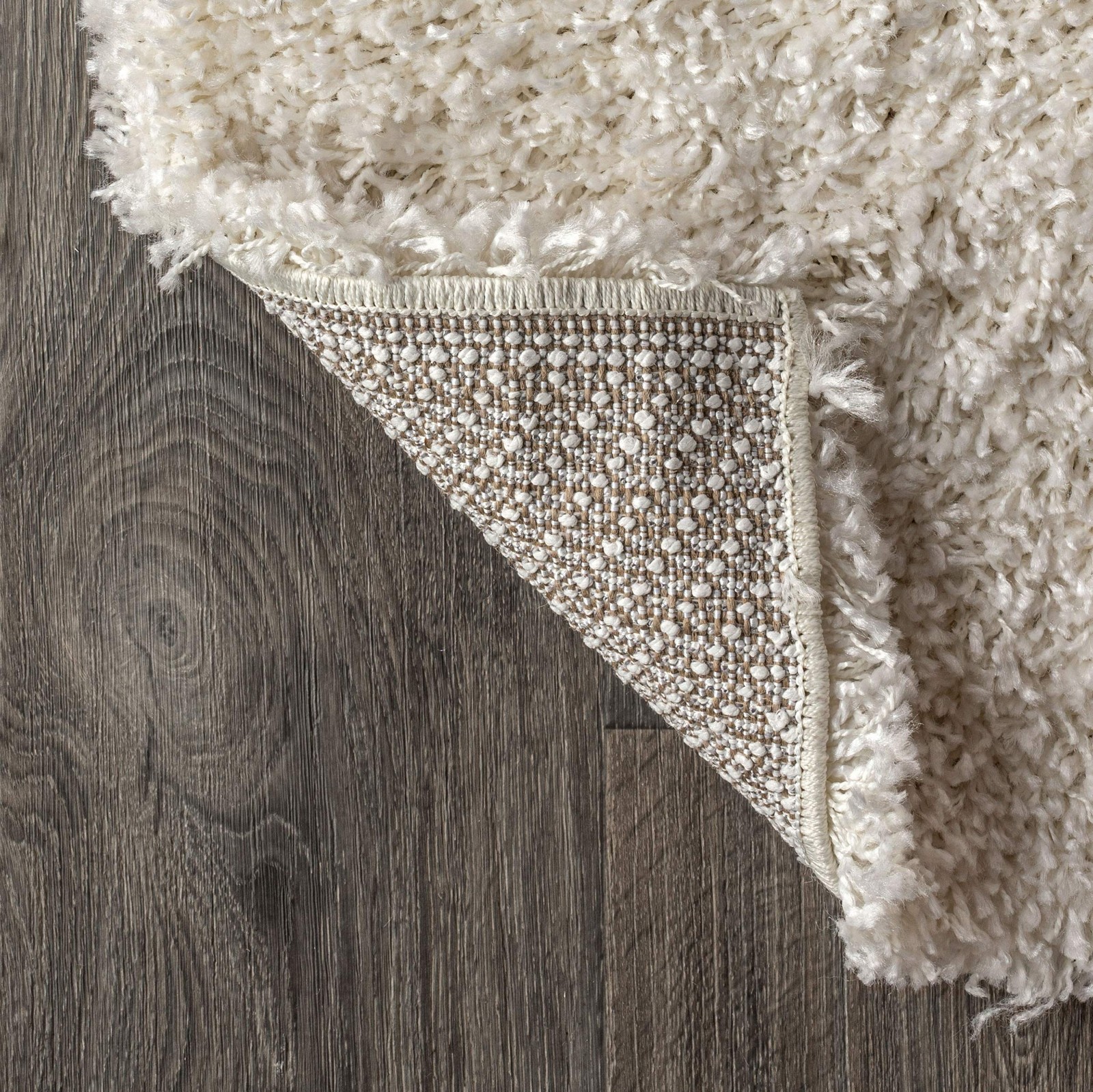 Mercer Shag Plush Cream Indoor Area Rug, 4×6, Contemporary, Modern, Easy-Clea…
