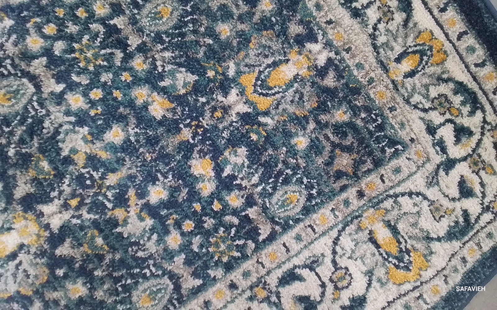 NAVY / CREME 8′-0″ x 10′-0″ Flaw in Rug, Reduced Price 1172785424 MAD151D-8
