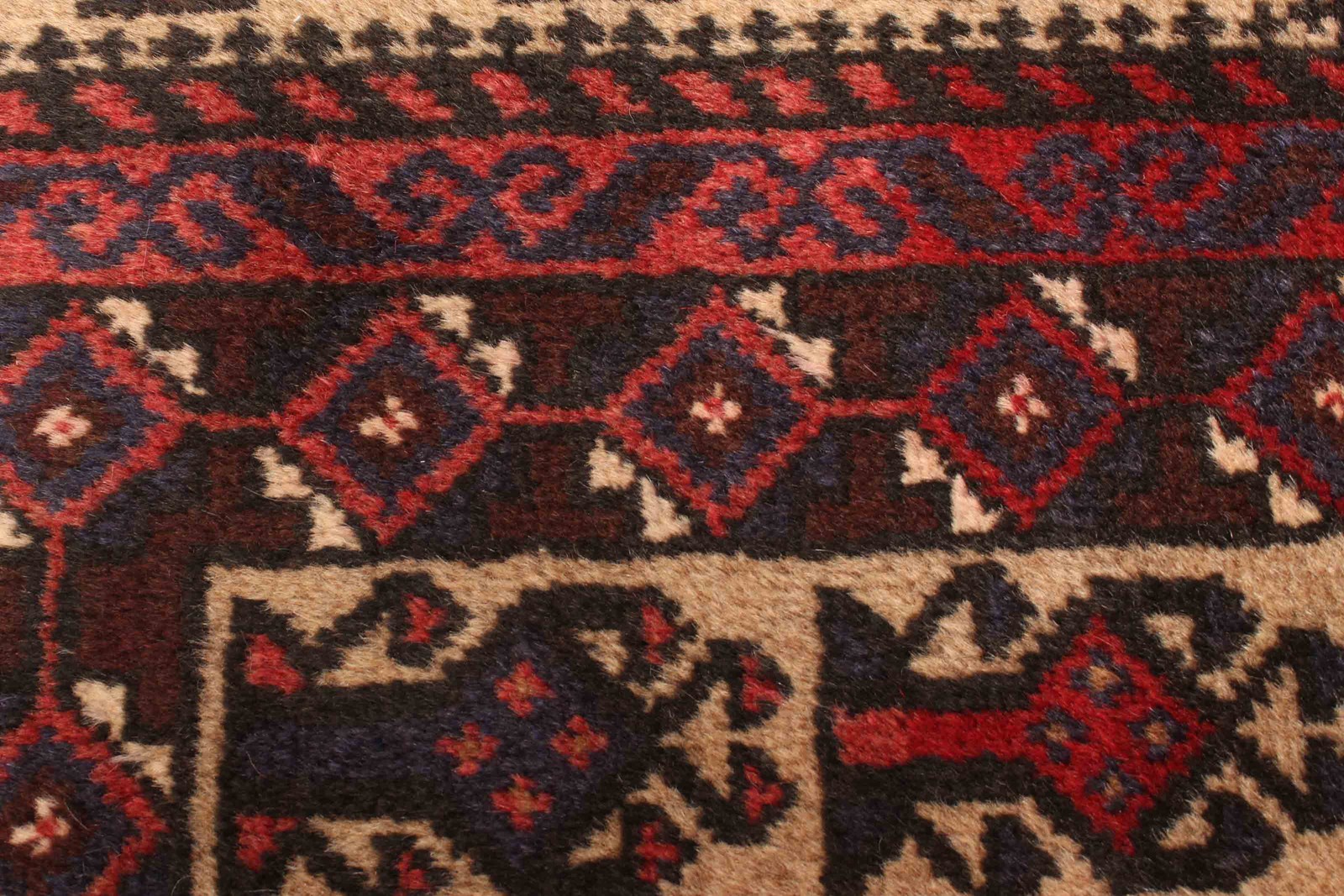 Vintage Hand-Knotted Area Rug 3’0″ x 5’0″ Traditional Oriental Wool Carpet
