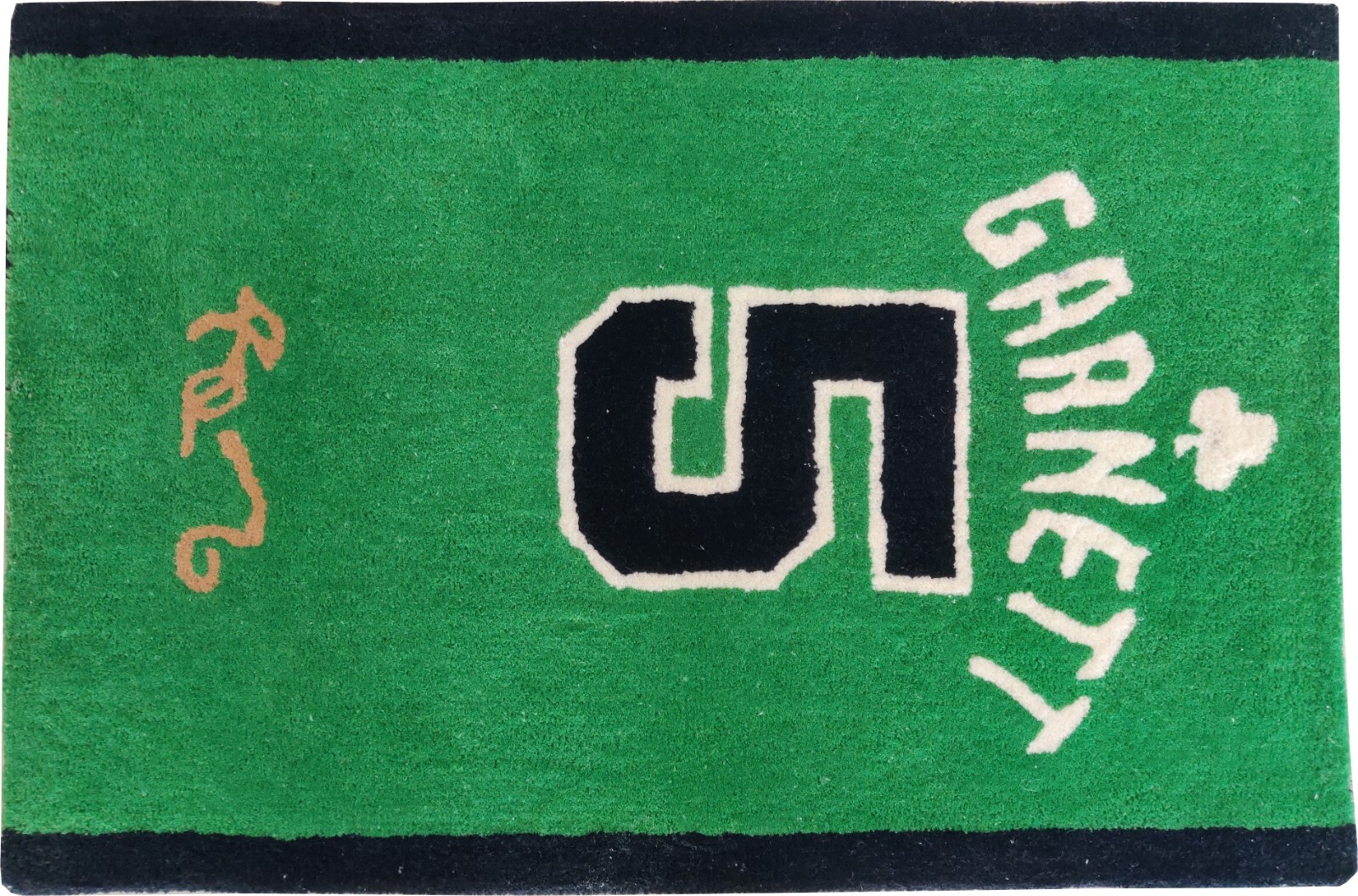 Hand Tufted Rug for Kids Teens 100% Wool Kevin Garnett Jersey Basketball 2×3 ft