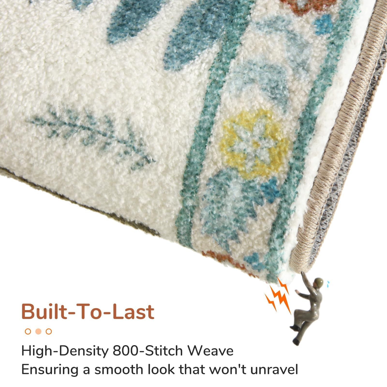 Animal Soft Area Rugs 5×7 Washable Beige Rug with Non Slip Backing 5 x 7 Faux