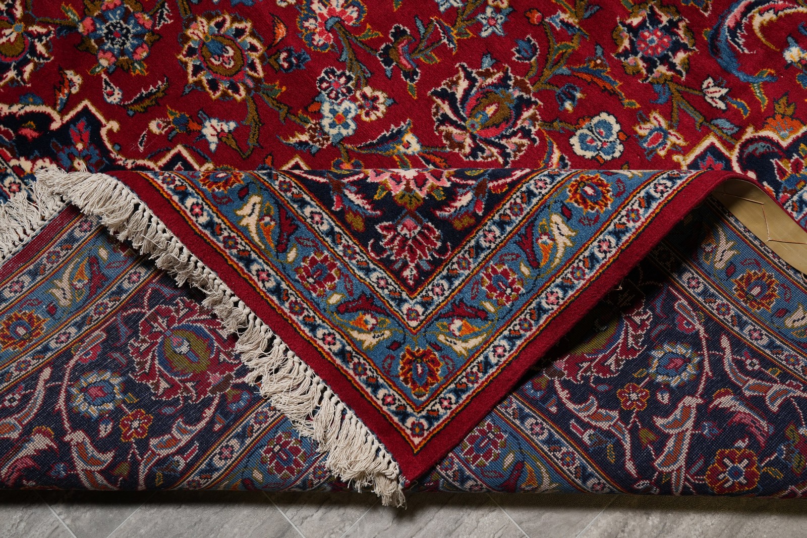 9.4 x 13 Traditional Irran Perrsian Kashaan Rug Popular Shark Tank Rug on