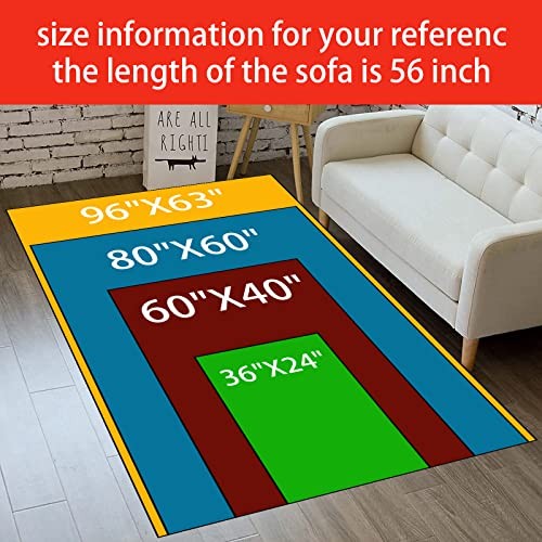 Dinosaur Area Rug – Dinosaur Carpet for Bedroom and Living Room Decor – 36×24