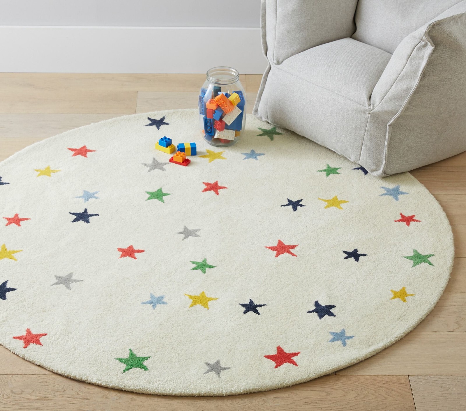 Starry Skies Rainbow Wool Rug | Home Decor Rug | Living Room Rug | Gift Wool Rug