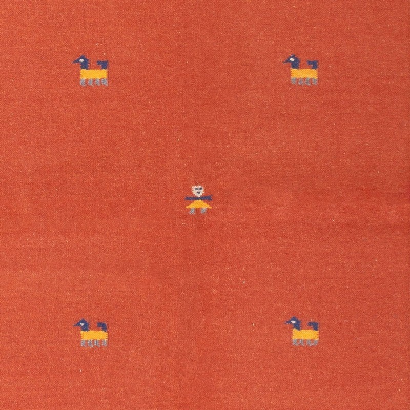6×9 Ft Antique Scandinavian Swedish Modern Gabbeh Kelim Handmade Flat weave Rug