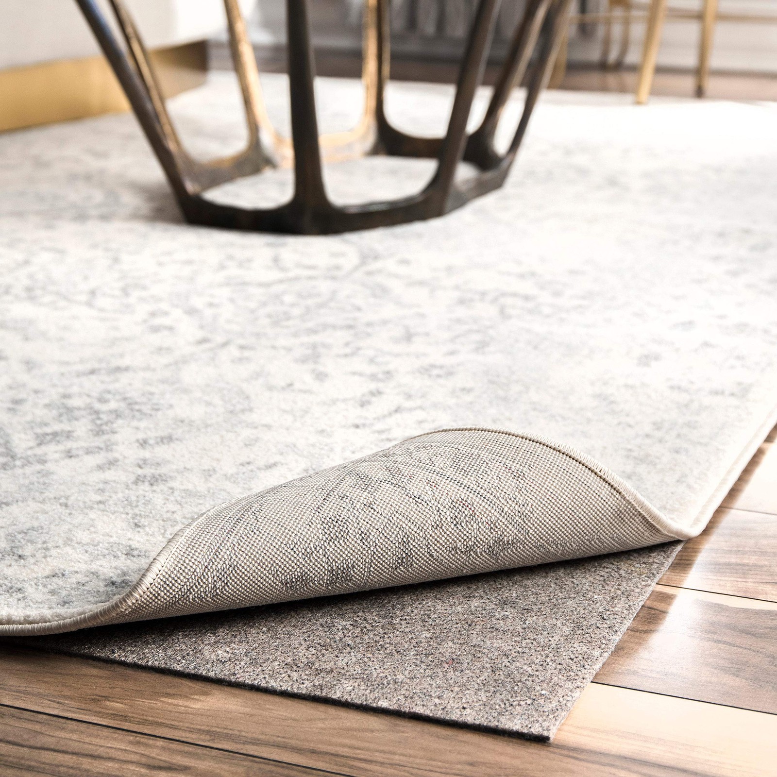 2′ x 6′ Premium Eco-Friendly Felt Rug Pad, 1/8 ” Thick Low Profile, Non-Slip …