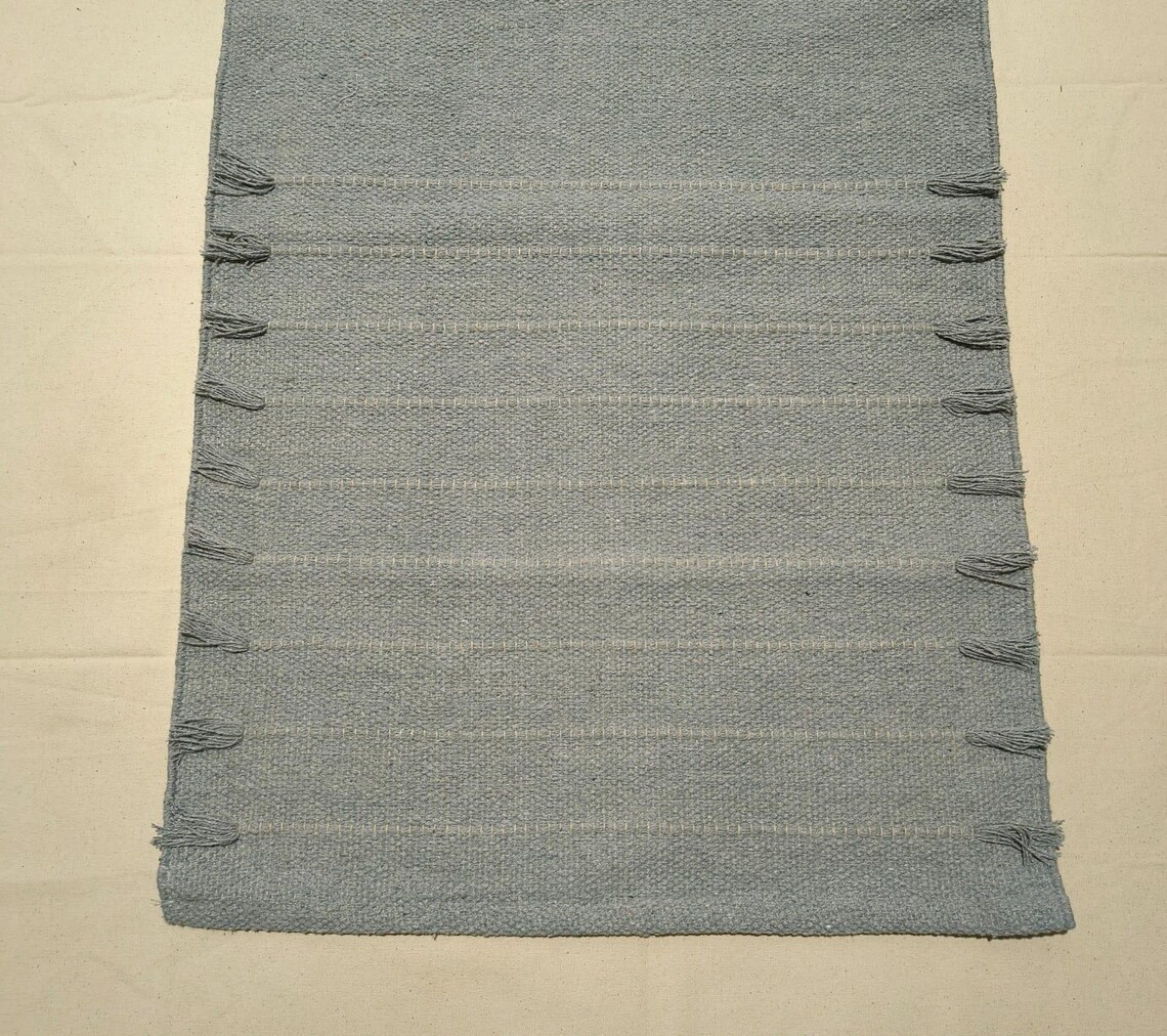 Organic Herbal Cotton Yoga Mat – Ecofriendly, Handwoven, Anti-Slip Exercise & Me