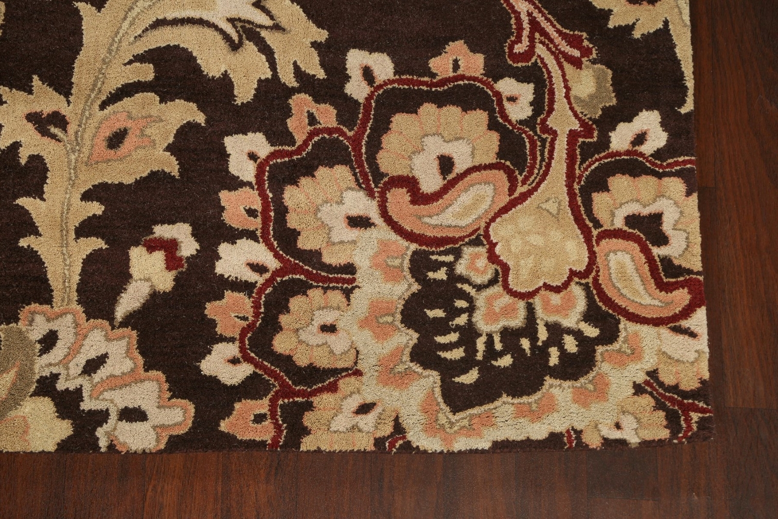 Transitional Floral Indian Oriental Area Rug Hand-tufted Wool Large Carpet 10×13