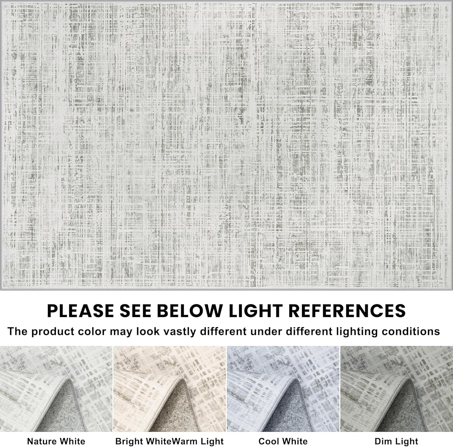 Washable 10×12 Area Rug – Soft Non-Shedding Abstract Design for Home