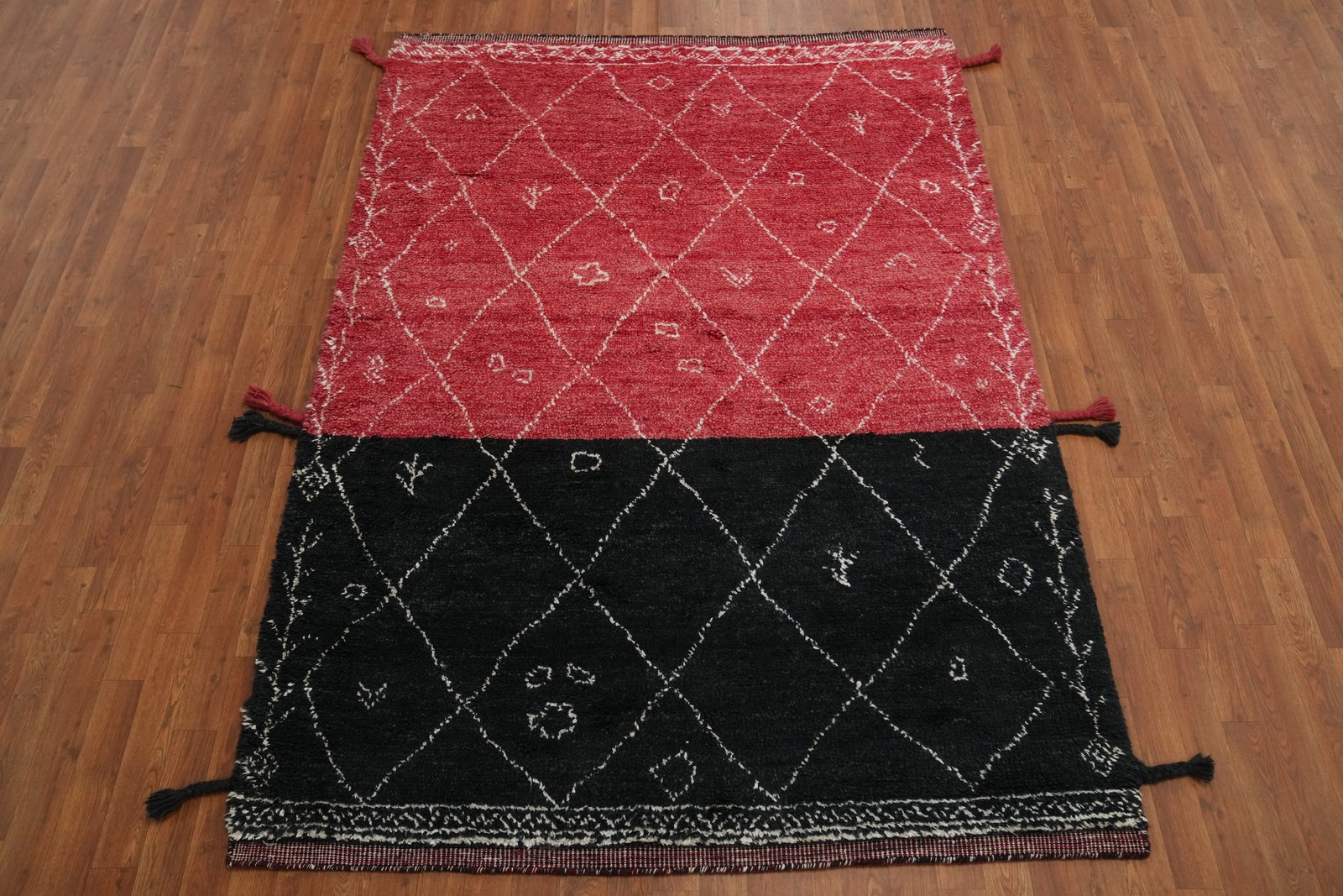 Moroccan Room Size Area Rug 5×8 Handmade Berber Wool Home Decor Tribal Carpet