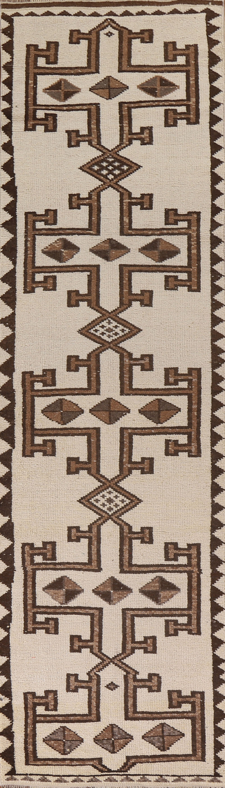 Natural Dye Luxurious Handcrafted Anatolian Turkish Runner Rug 3×13 ft
