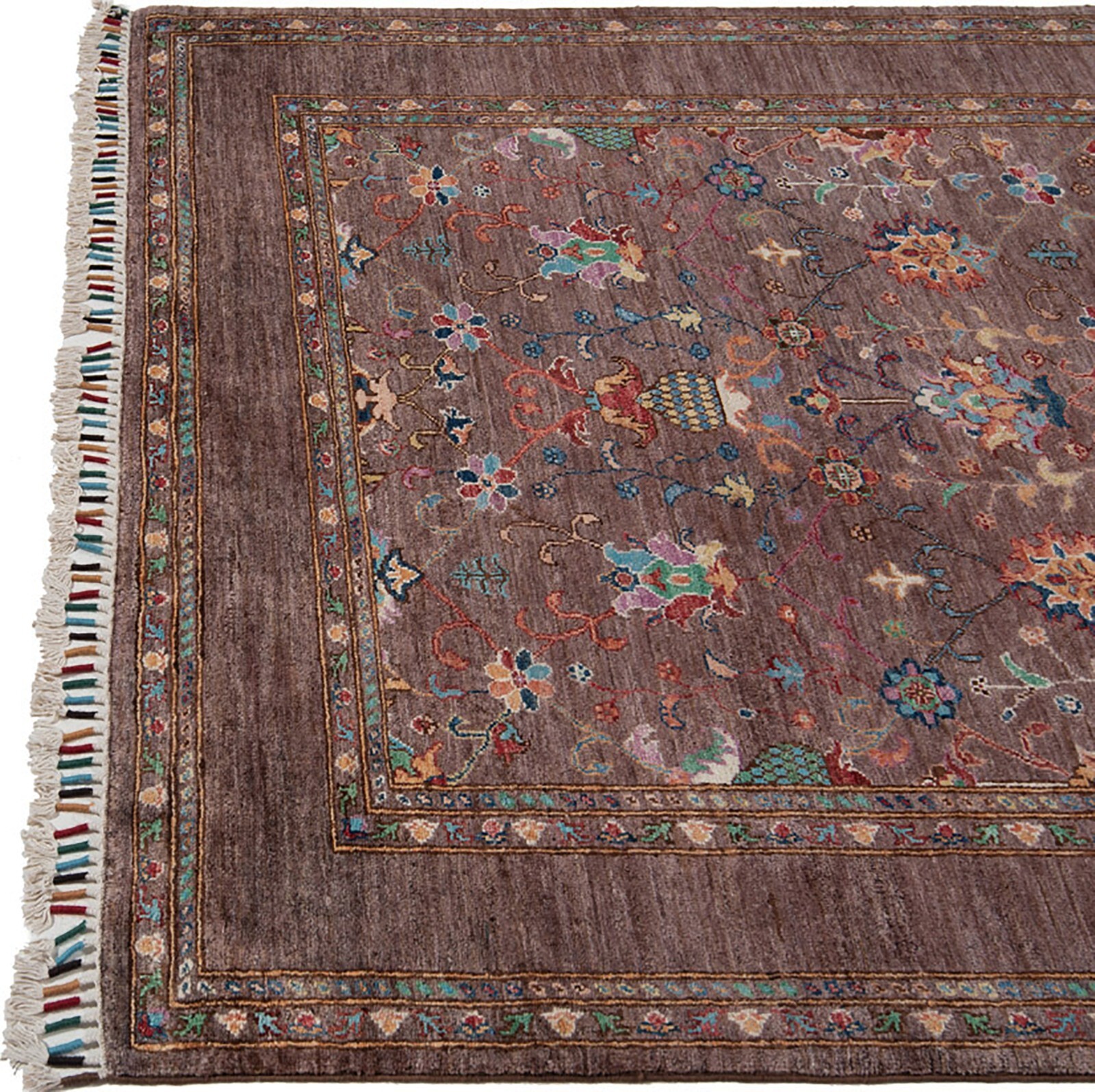 Ziegler 208×150 cm hand knotted oriental fine carpet rug brown