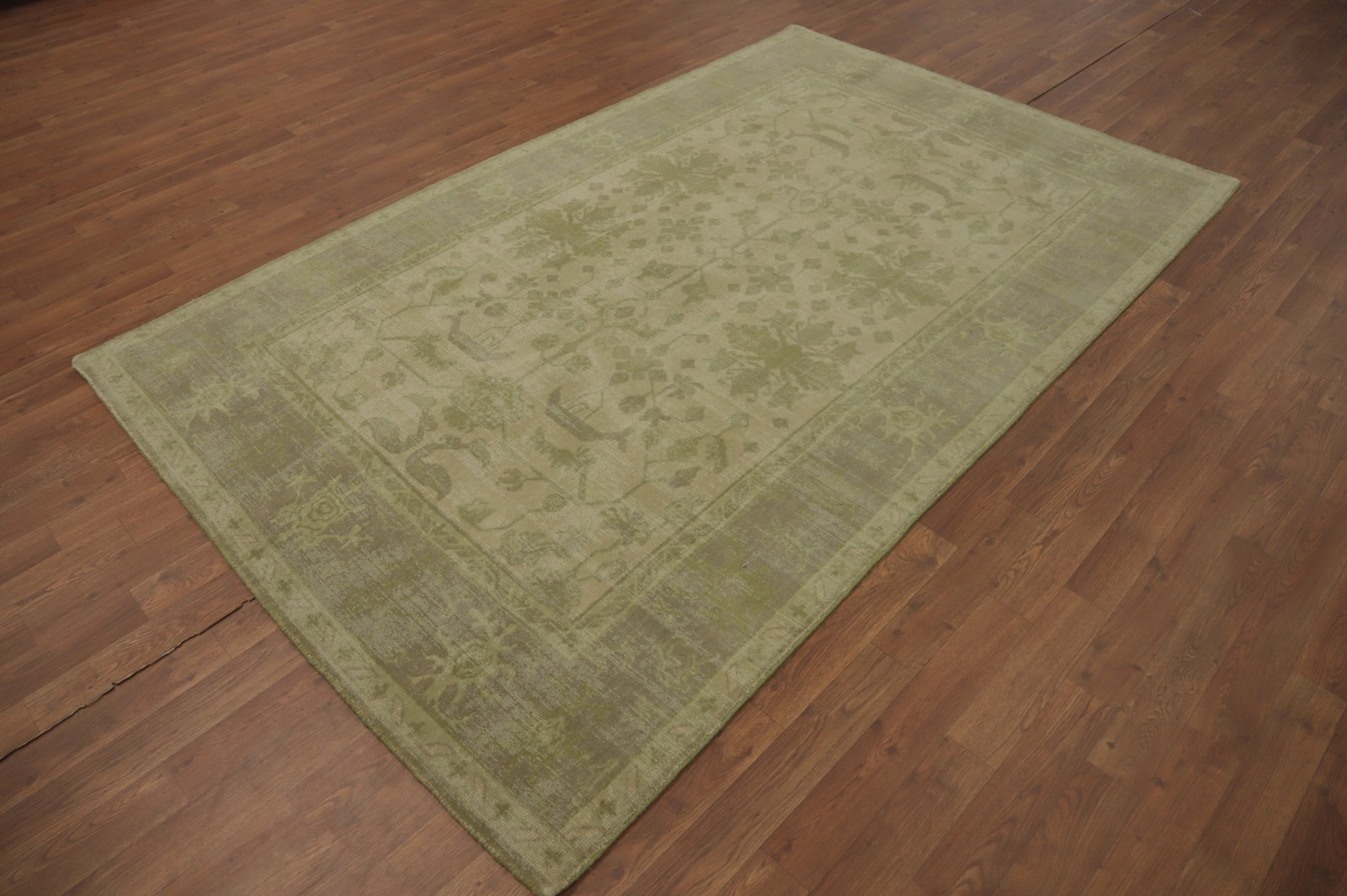 All-Over Pattern Handmade Oushak Oriental Area Rug 5×8 for Living Room Bedroom