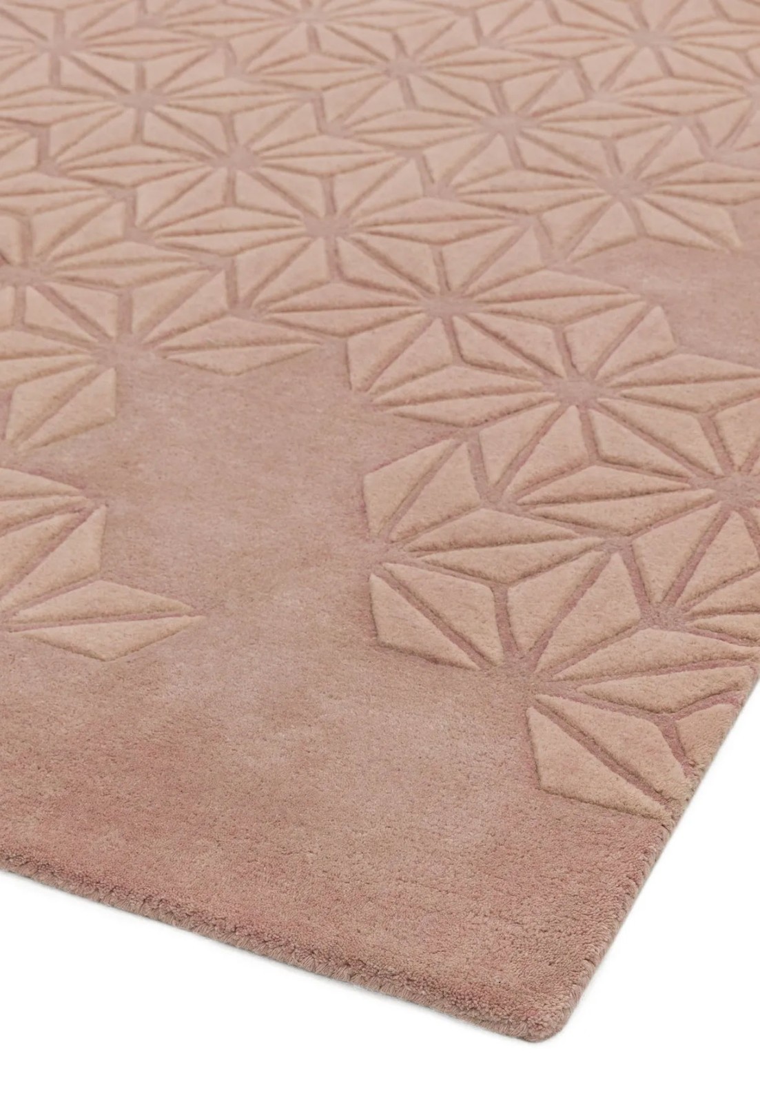 Hand tufted Pink Multi Size Coral Handmade Donegal Art & Crafts Wool Area Rug